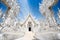 Wat Rong Khun, White temple is a contemporary unconventional Buddhist temple.