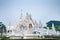 Wat Rong Khun,the White Temple at dawn,outskirts of Chiang Rai city,Northern Thailand