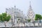 Wat Rong Khun,the White Temple at dawn,outskirts of Chiang Rai city,Northern Thailand