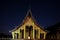 Wat Sensoukharam in Luang Prabang at night