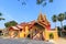 Wat Si Chum temple, beautiful monastery decorated in Myanmar and Lanna style at Lampang, Thailand