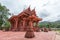 Wat Sila Ngu Temple, Red Stone Buddism Temple, Ko Samui, Thailand