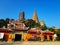 Wat Tham Khao Noi is Chinese temple in Kanchanaburi, Thailand