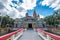 Wat Tham Khao Noi chinese temple with pagoda in Kanchanaburi