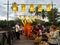 Wat Traphang Thong, SUKHOTHAI THAILAND-27 November 2020:Activities to make merit for Sukhothai in the morning In the middle of the