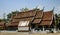 Wat Xieng Thong temple under the midday heat, luang prabang, laos