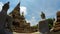 Wat yai chai mongkol in ayutthaya province thailand one of world heritage site of unesco