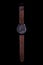 Watch expedition arrow with brown leather strap