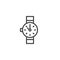 Watch line icon