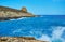 Watch the sea from Xlendi coast, Gozo, Malta
