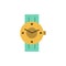 Watch, Smart Watch, Time, Phone, Android  Flat Color Icon. Vector icon banner Template