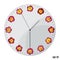 Watch. Summer concept. Flowers primrose on the dial - the origi