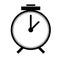 Watch, time symbol. Clock icon isolated. Stopwatch vector illustration icon. Cartoon clock. Flat cartoon vector