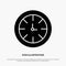 Watch, Timer, Clock, Global solid Glyph Icon vector