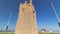 Watch tower of Ajman timelapse hyperlapse. United Arab Emirates