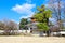 Watch tower in Okayama castle Ravens Castle, Black castle, Okayama, Japan