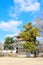 Watch tower in Okayama castle Ravens Castle, Black castle, Okayama, Japan