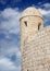 Watch tower in a restored Portuguese Fort Bahrain