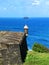 Watch tower by the sea at the San Cristobal castle