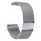Watchband metal silver round without watch