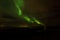 Watching aurora borealis during autumn night