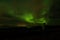 Watching aurora borealis during autumn night