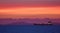 Watching the ships and sunset over the Atlantic ocean Broad Haven, Wales, UK August 2017