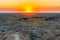 Watching Sunset at the Badlands South Dakota