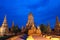watchiwattanaram temple in Ayutthaya Thailand