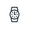 watchmaking icon vector from handcrafts concept. Thin line illustration of watchmaking editable stroke. watchmaking linear sign