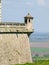 Watchtower on bastion of Pidhirtsi castle of 17th century, Ukraine