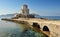 Watchtower from castle, Methoni, Greece