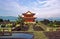 Watchtower and city wall in Dali, China