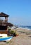 Watchtower on Daitona beach, Marbella, Spain.