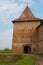 Watchtower with drawbridge of medieval fortress