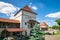 Watchtower and fortress wall in Targu Mures, Romania