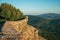 Watchtower made of bricks over cliff in Marvao