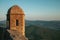 Watchtower made of bricks over cliff in Marvao