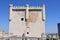 Watchtower and ramparts of Castle in Penafiel, Spain overlooking the vineyards of the Ribero del Duero