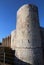 Watchtower of the ruins of an ancient fortress used by soldiers