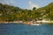 The watefront as seen at bequia in the windward islands