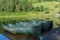 WATENDLATH, LAKE DISTRICT/ENGLAND - AUGUST 31 : Rowing boats moo