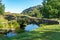 WATENDLATH, LAKE DISTRICT/ENGLAND - AUGUST 31 : Watendlath Bridge in the Lake District England on August 31, 2015