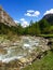 Water of alpine creek, Nevache, France