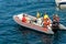 Water ambulance - Boat for first aid in Mediterranean Sea Italy