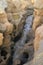 Water in ancient rocks near Tsavo National Park, Kenya, Africa