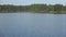 The water area of lake Pappilanlahti on a june day. Finland