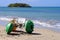 Water bike on Halcyon Beach