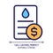 Water bill pixel perfect RGB color icon