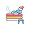 Water birth color line icon. Pictogram for web, mobile app, promo. UI UX design element